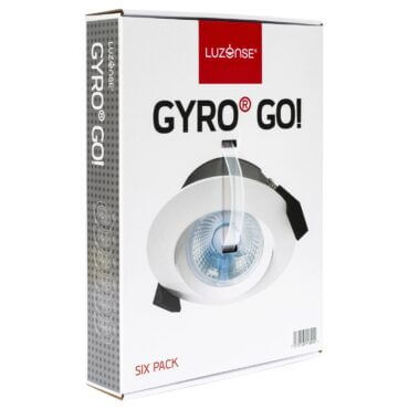 Gyro Go! Sixpack Downlights 8W 2700K Hvit (6 pack)