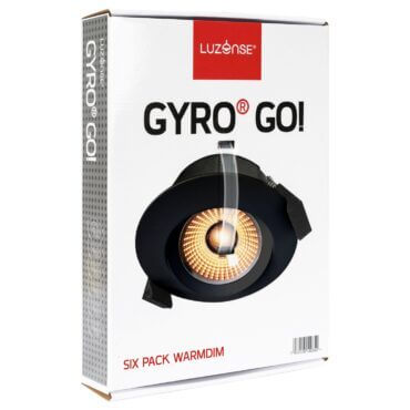 Gyro Go! Sixpack Downlights 9W WarmDim Sort (6 pack)
